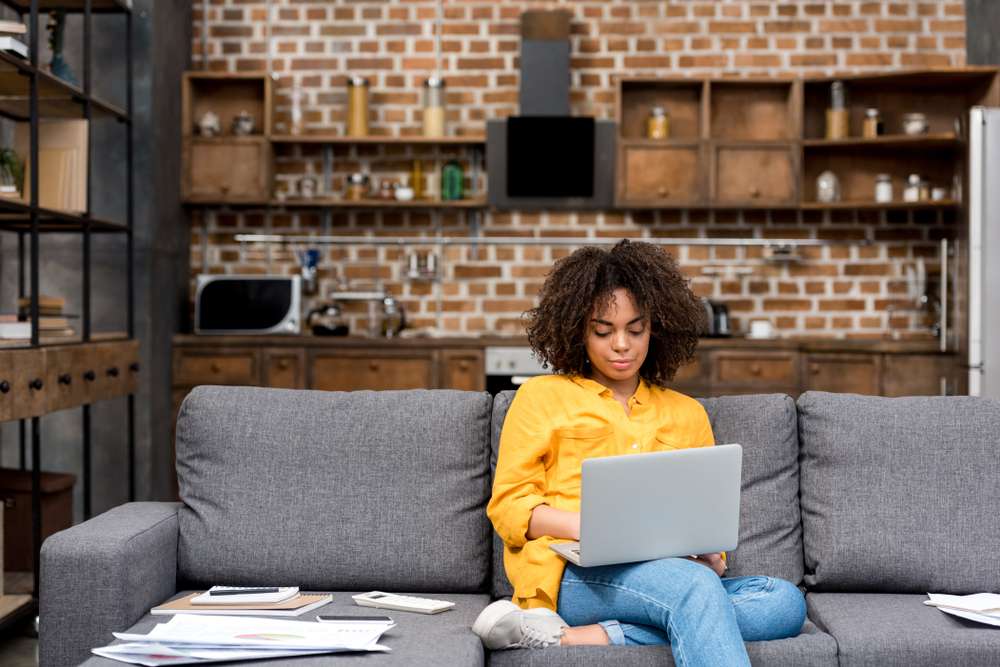 ilustrasi work from home