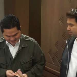 Berapa, ya, uang rupiah Erick Thohir?