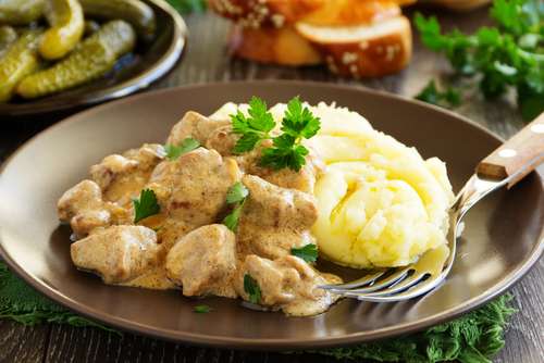 Beef Stroganoff