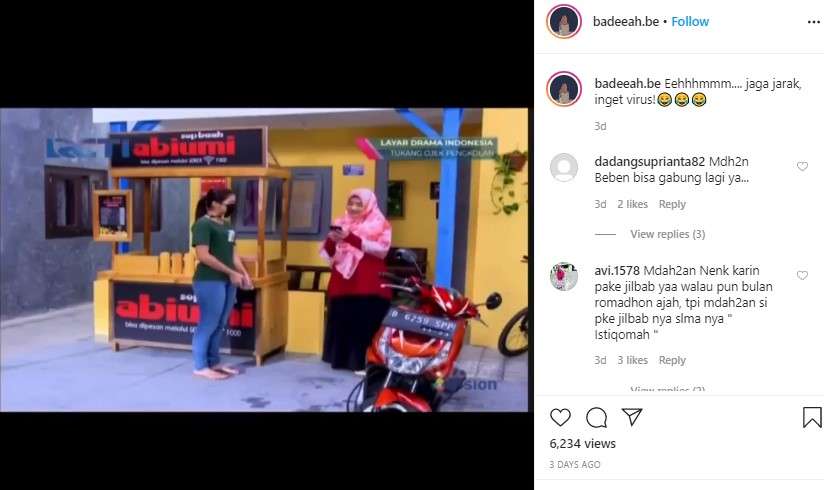 Karin berhijab