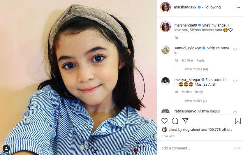 Sienna putri Marshanda dan Ben Kasyafani