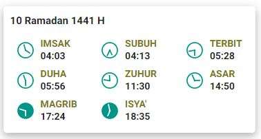 Imsak 10 Ramadhan 1441 H Surabaya Imsak 10 Ramadhan 1441 H Surabaya