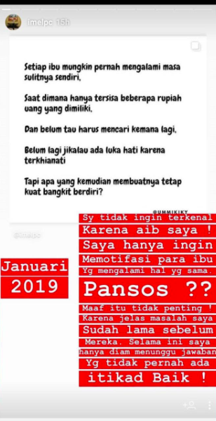 Curhatan Imel Cahyadi