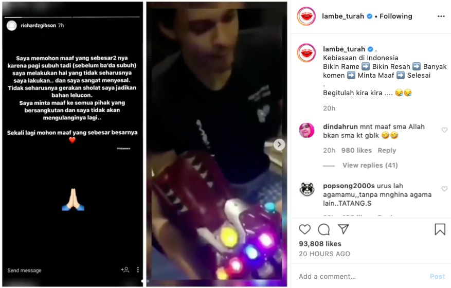 Youtuber Salat Pakai Tangan Thanos