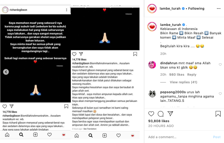 Youtuber Salat Pakai Tangan Thanos