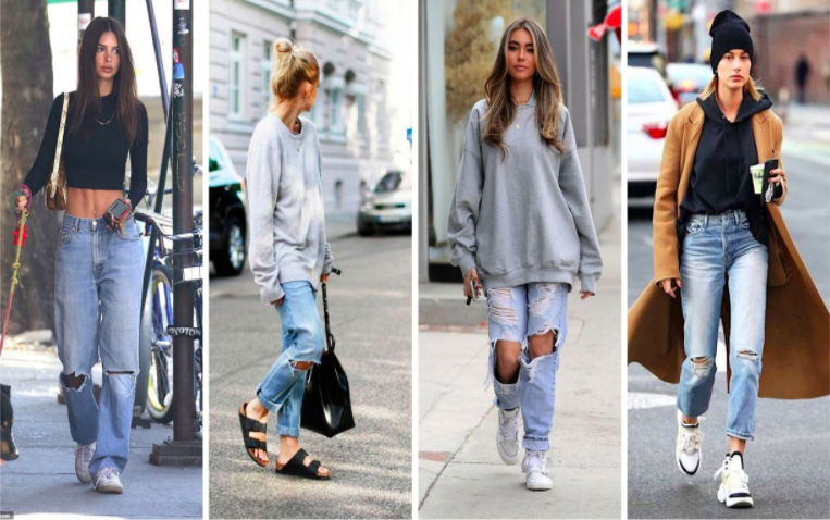 Padu Padan Boyfriend Jeans