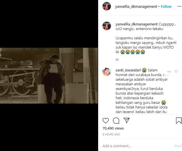 postingan istri Didi Kempot