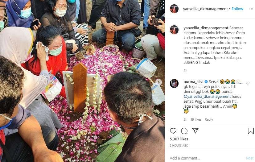 postingan istri Didi Kempot