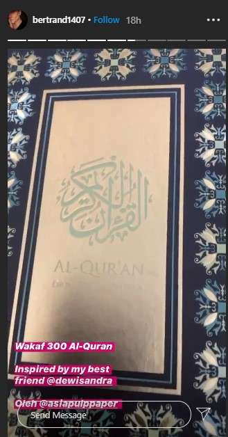 betrand Antolin wakaf 300 alquran