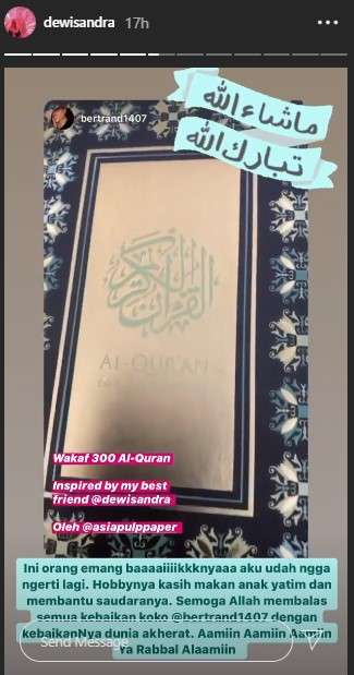 betrand Antolin wakaf 300 alquran