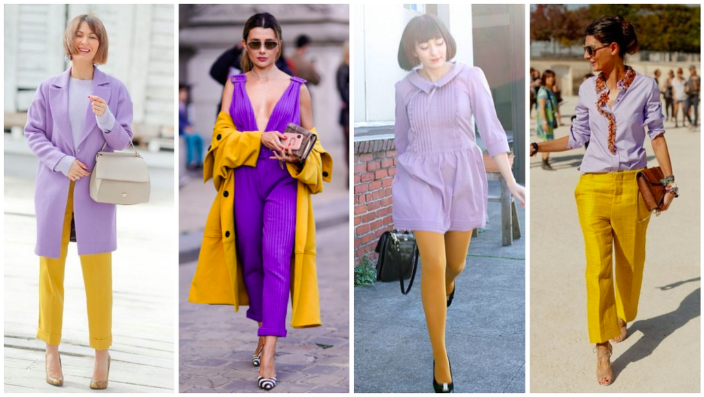Perpaduan Warna Lavender dan Kuning