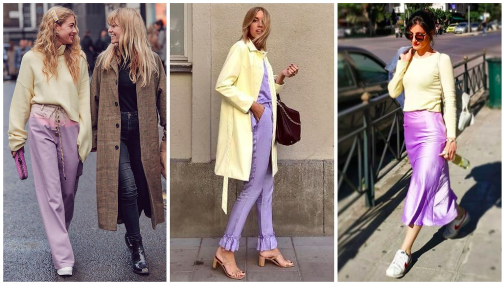 Perpaduan Warna Lavender dan Kuning