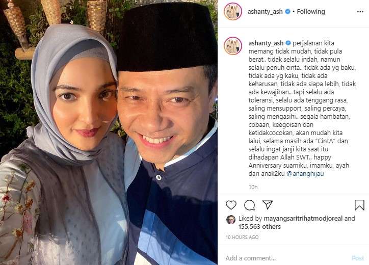 Ashanty dan Anang Hermansyah