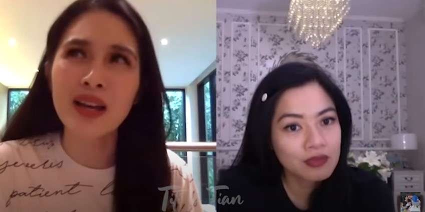 Sandra dewi bersama titi kamal