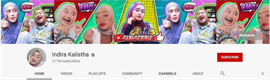 Youtuber Indira Kalistha