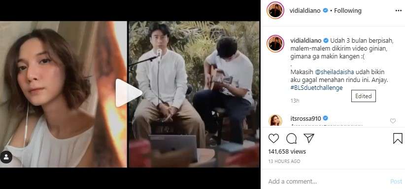 Vidi Aldiano dan pacar
