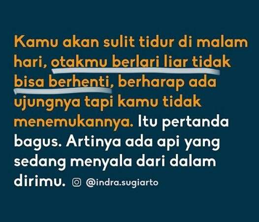 Quotes Indra Sugiarto