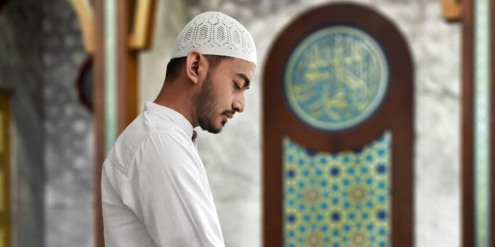 Ilustrasi pria muslim