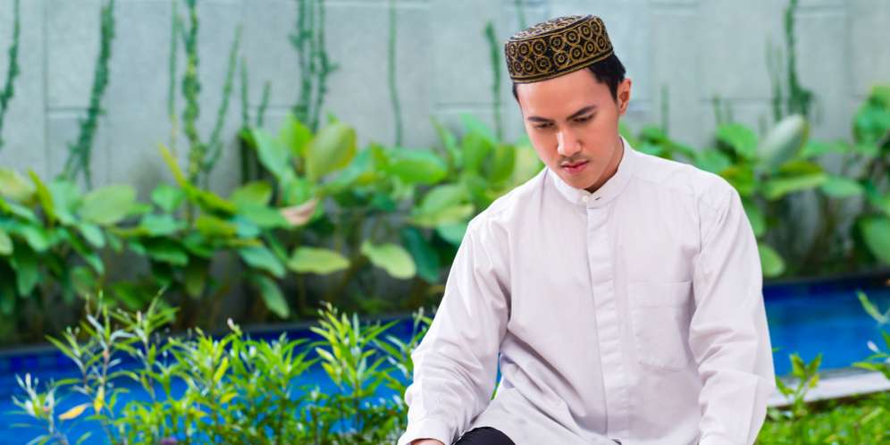 Ilustrasi pria muslim