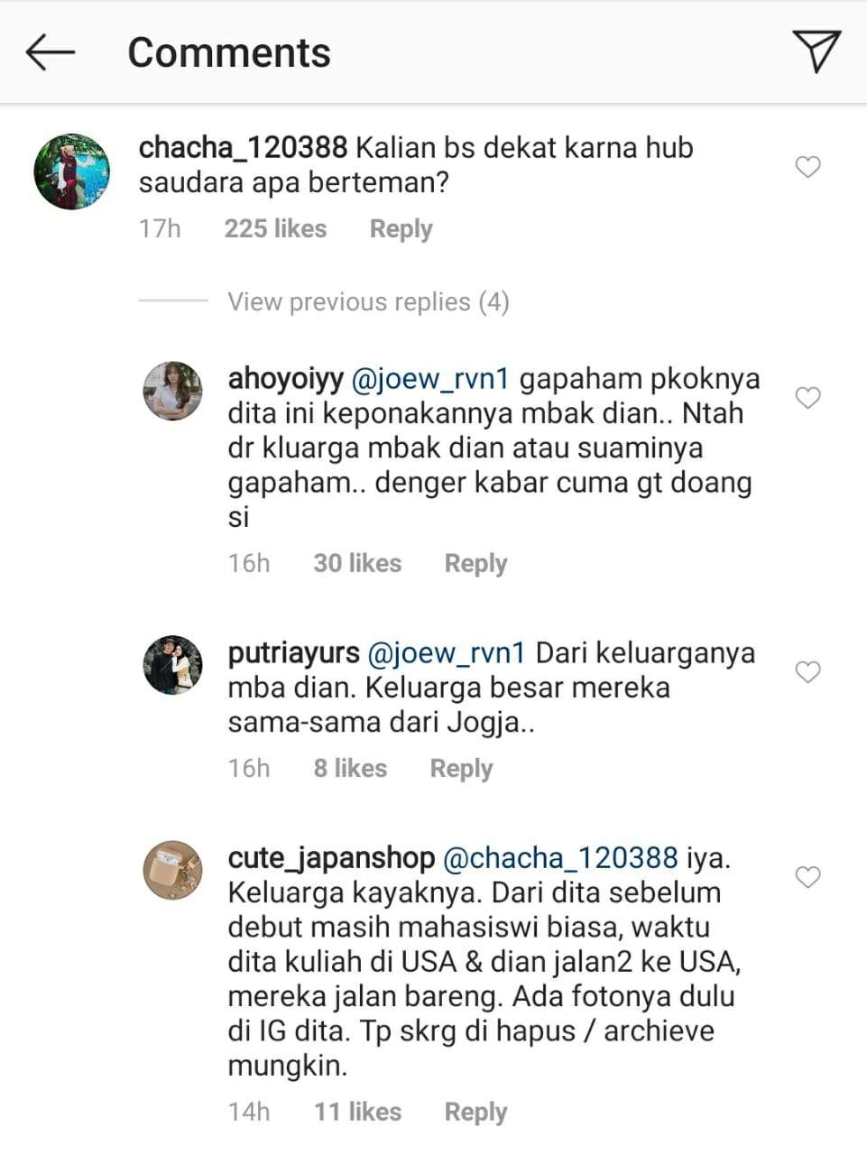 Dian Sastrowardoyo dan Dita Karang