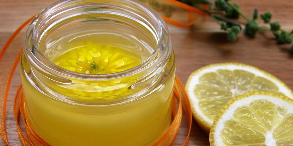 Lemon dan Minyak Almond