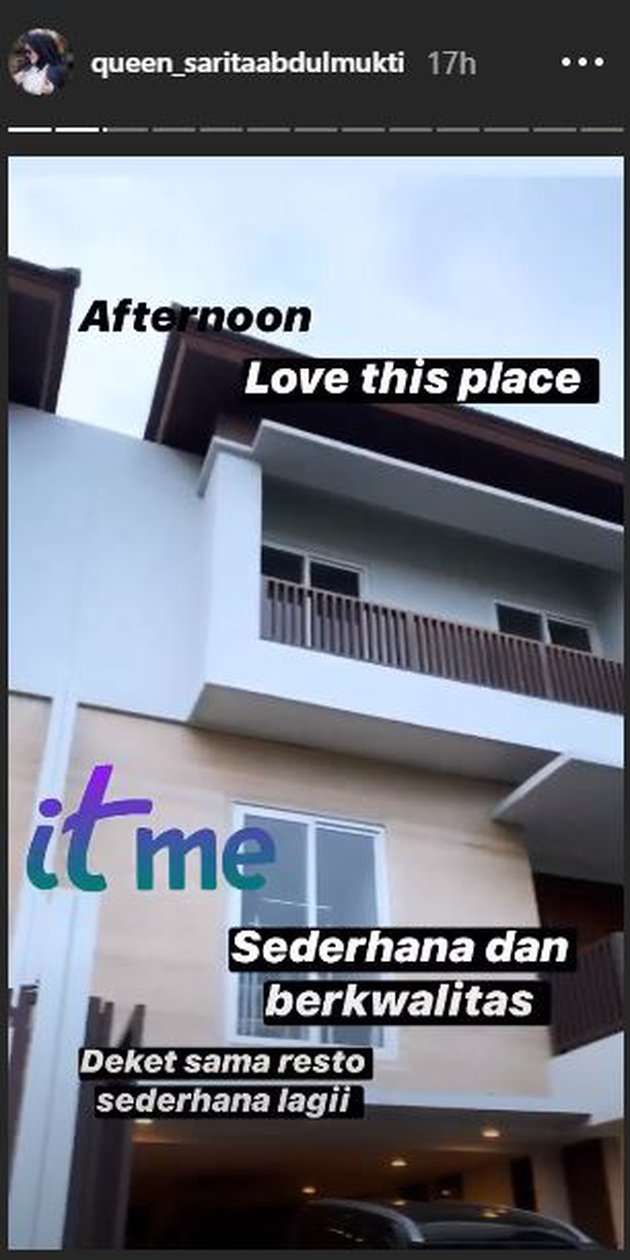 Rumah baru Sarita