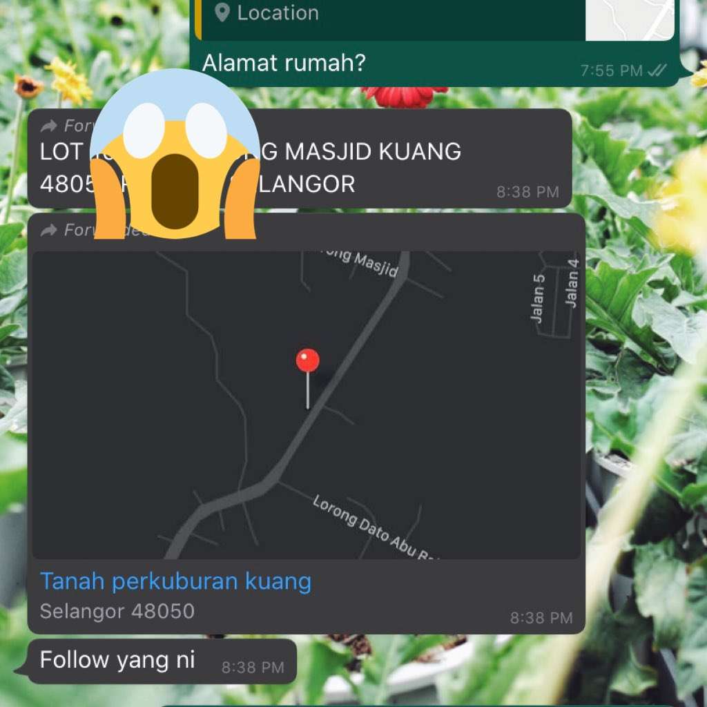 Peta tempat pernikahan