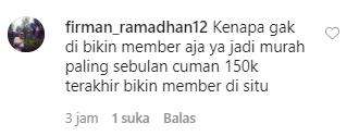 Jadi member lebih murah bayarnya.