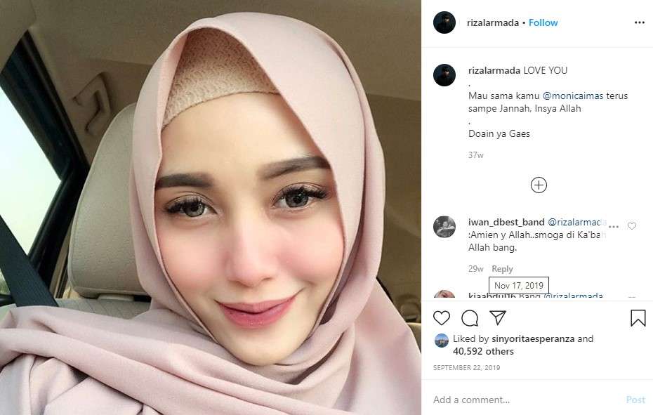 Monica istri Rizal Armada