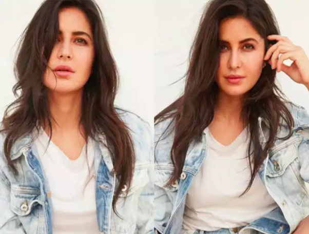 Jaket Denim Katrina Kaif