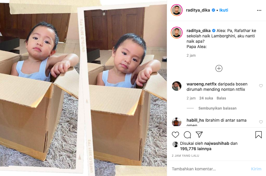 Unggahan Raditya Dika