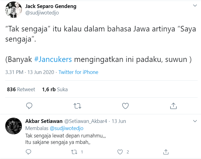 Twitter sudjiwo tedjo