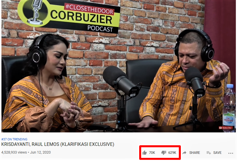 Raul Lemos dan KD banjir hujatan