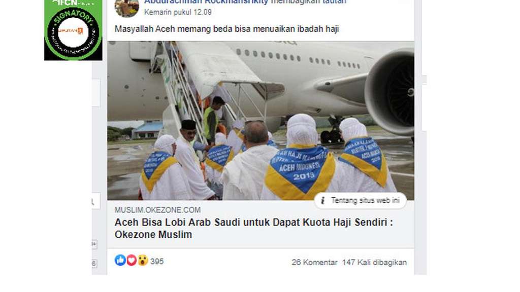 Klaim Jemaah Aceh