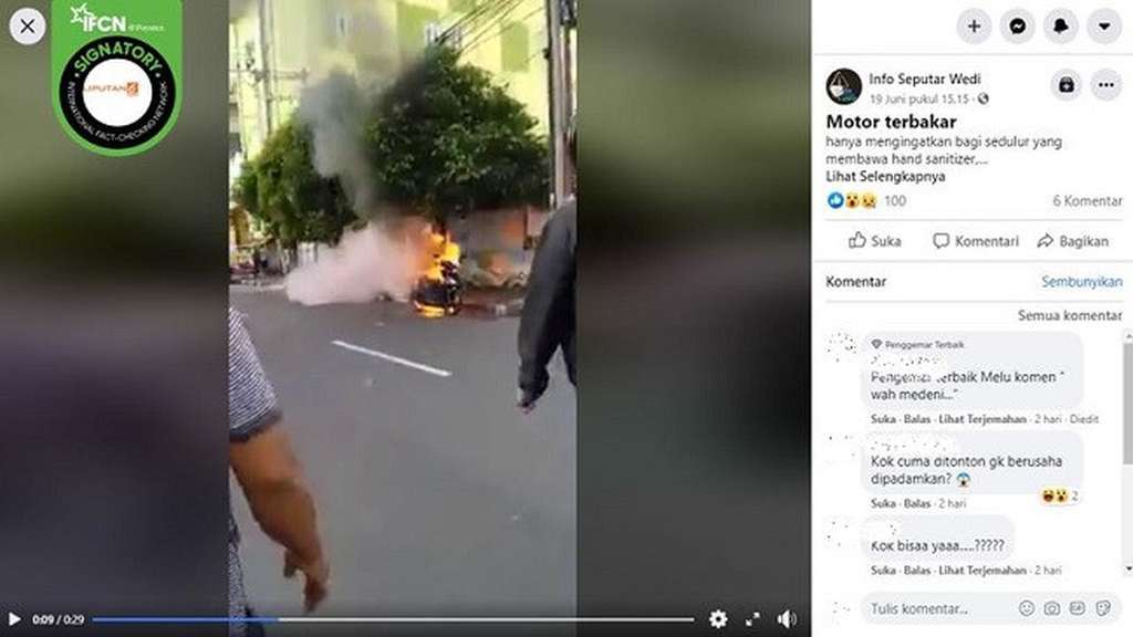 Motor Terbakar