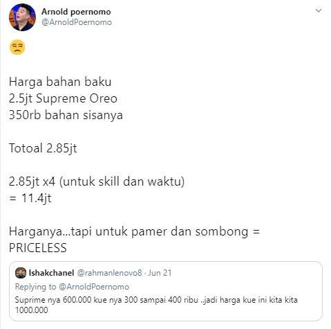 harga kue ultah Jokowi