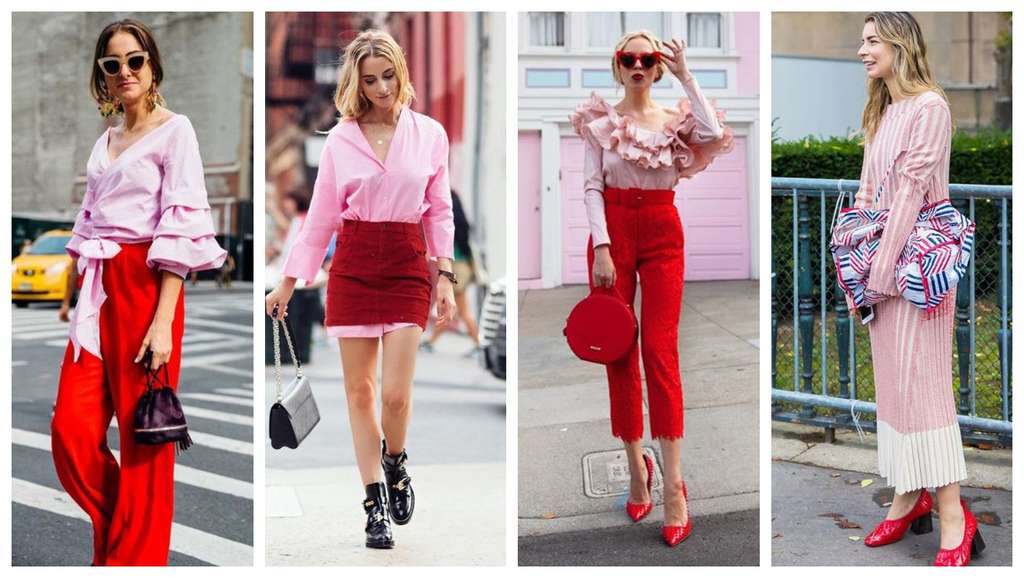 Padu Padan Warna Merah dan Pink