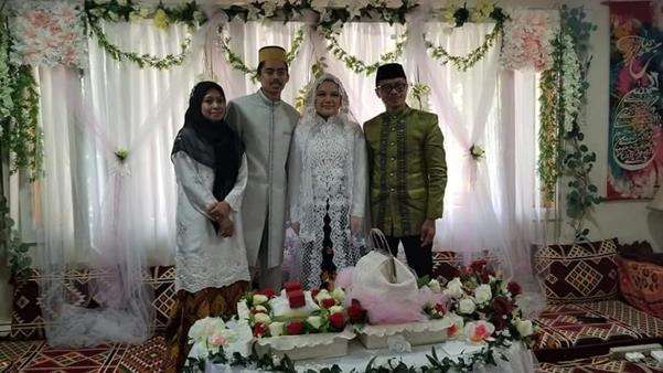 Imam Shamsi Ali menikahkan putranya dengan seorang wanita mualaf dari Thailand.