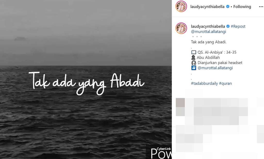Laudya Cynthia Bella dan Engku Emran bercerai