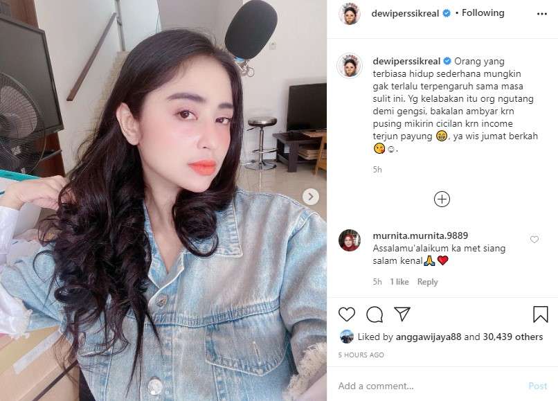curhatan Dewi Perssik