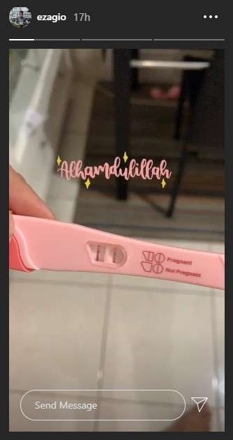 Istri Eza hamil anak kedua