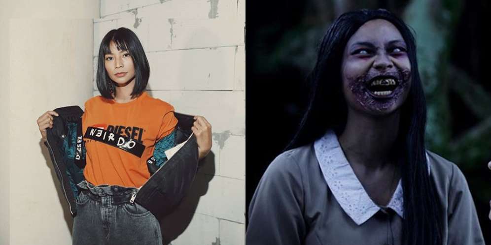 Shareefa Danish saat Memerankan Sosok Hantu Asih