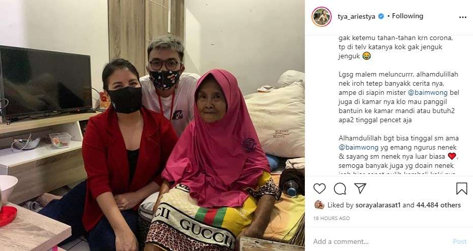 Nenek Iroh dan Tya Ariestya