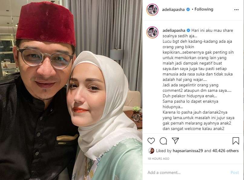 Adelia asha dan Pasha Ungu