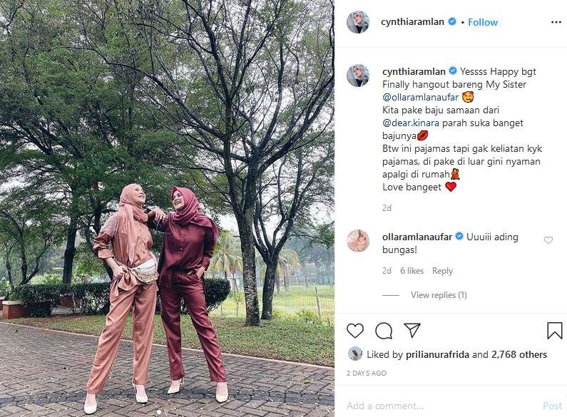 Cynthia Ramlan dan Olla Ramlan