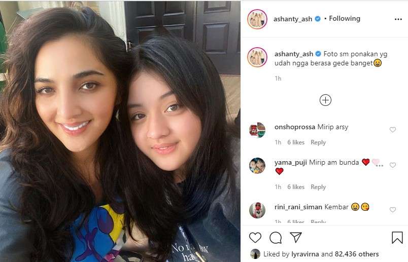 Ashanty dan keponakannya