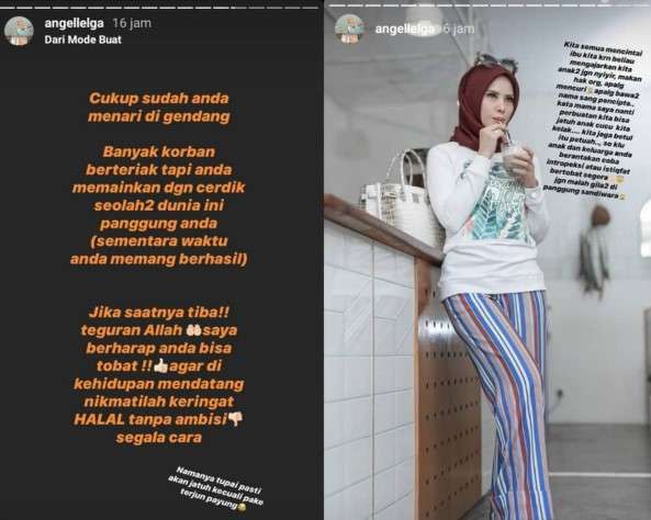Unggahan Angel Lelga