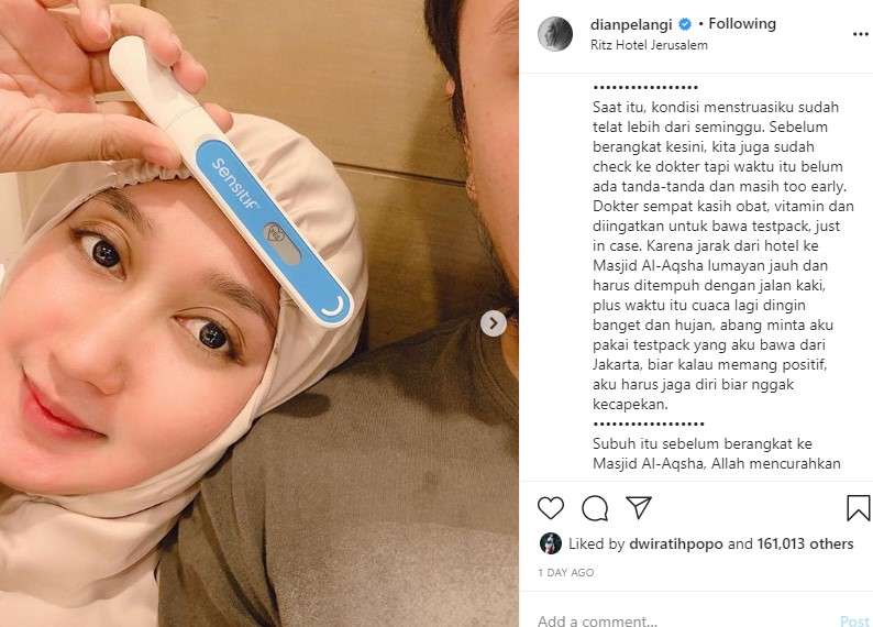Dian Pelangi hamil