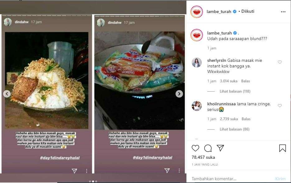 Meme Dinda Hauw