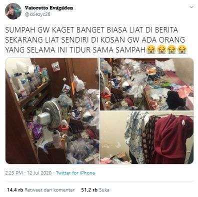 Penampakan Kamar Kos